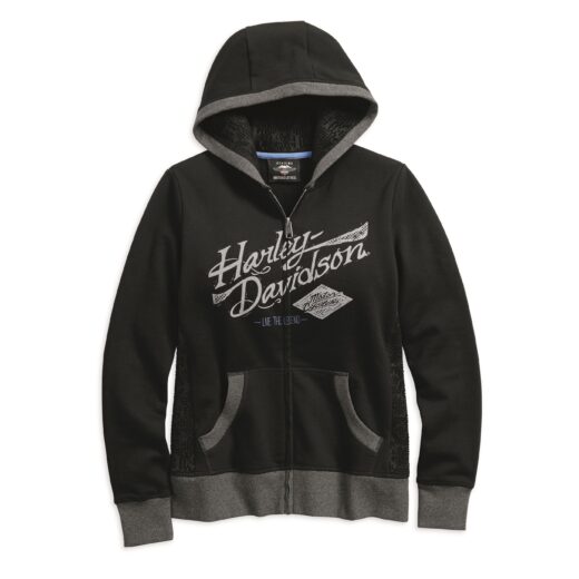 POLERA MESH LACE ACCENT