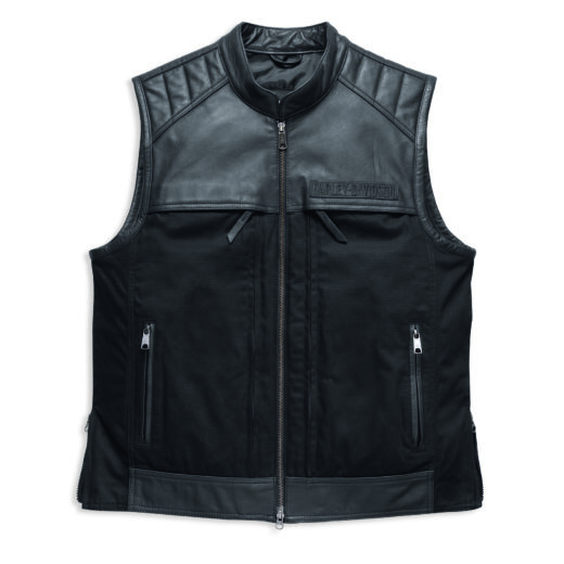 CHALECO CUERO/TELA SYNTHESIS