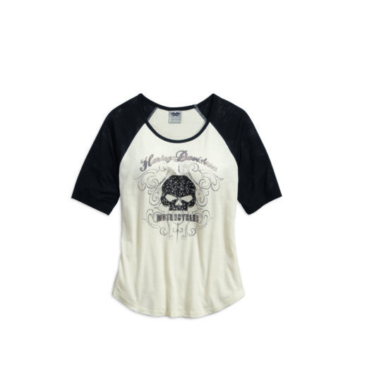 POLO SCROLL SKULL RAGLAN