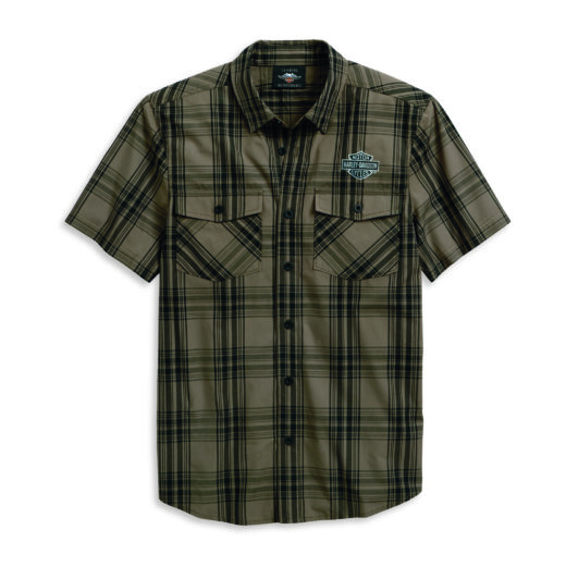 CAMISA WINGED LOGO PLAID